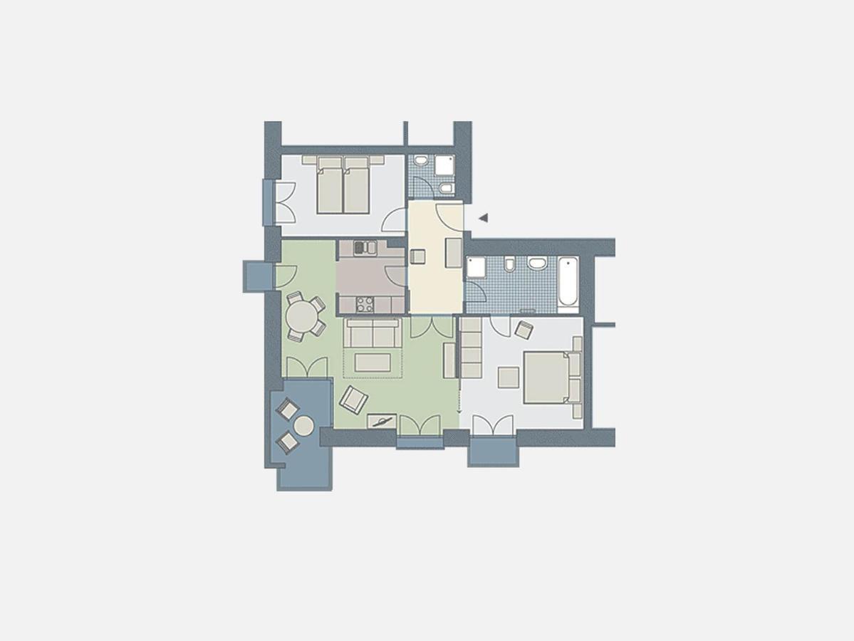 Kaiservillen Heringsdorf - Ferienwohnung Mit 2 Schlafzimmern Und Balkon D202 Экстерьер фото